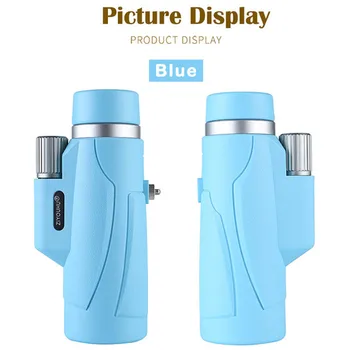 

10X42 Portable HD Monocular Telescope Multi-Color Optional Daily Life Waterproof Telescopes Outdoor Hiking, Latest New Design