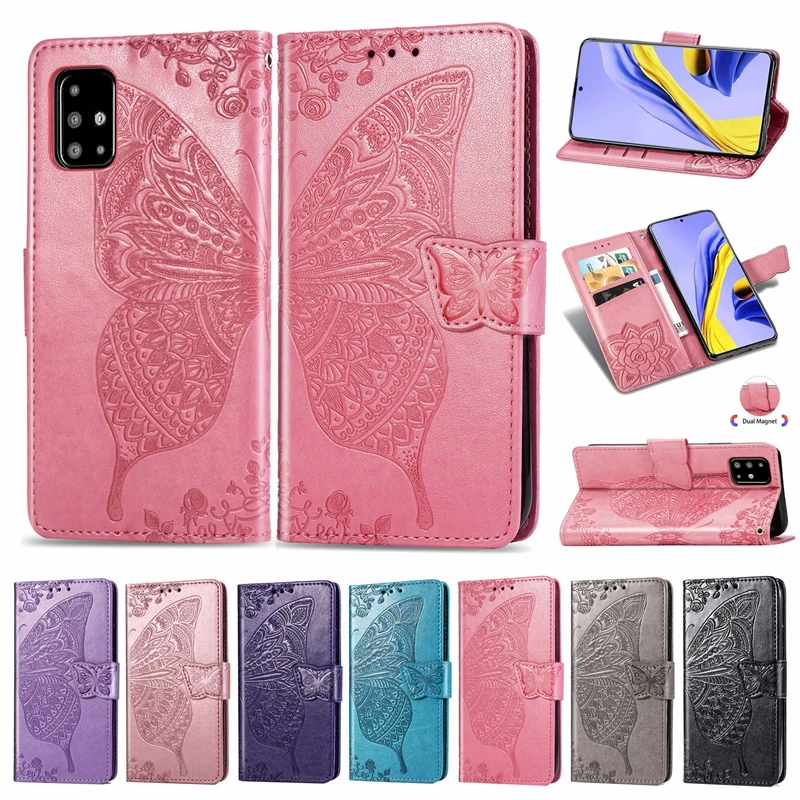 

For Coque Samsung Galaxy A51 Case Luxury PU Leather Wallet Stand Flip Case For Etui Samsung A51 A 51 Flip Book Case