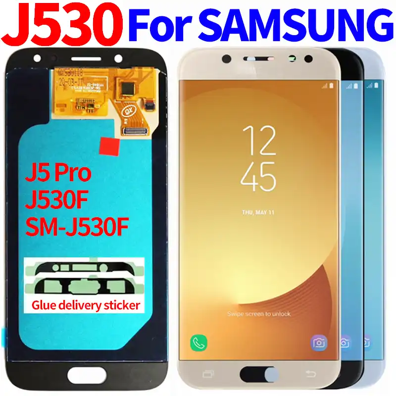 For Samsung Galaxy J5 17 J530 J5 Pro Sm J530f J530m Lcd Display Touch Screen Digitizer Assembly For J5 J530 Lcd Screen 5 2 Mobile Phone Lcd Screens Aliexpress