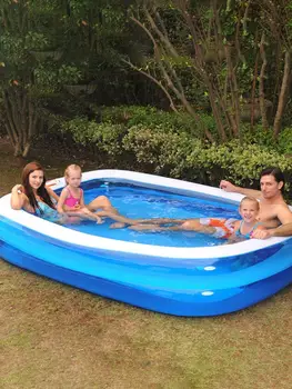 

Kids Inflatable Pool High Quality Children's Home Use Paddling Pool Large Size Inflatable Square Swimming Pool For Baby