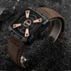 KADEMAN Top Brand Luxury Men Watches Waterproof Sport Square Leather Strap Quartz Watch Casual Wristwatch Male Relogio Masculino ► Photo 1/6