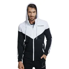 Фитнес партнеры стиль Slim Fit дышащая куртка кардиган с капюшоном Спортивные Повседневные топы Тренировка мышц Толстовка для занятий бегом