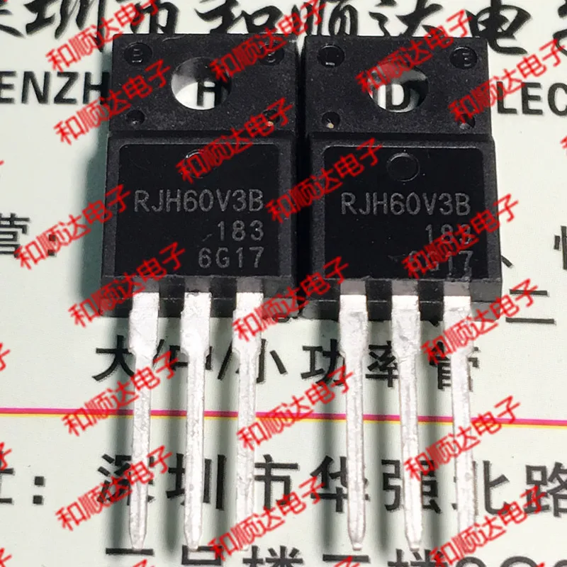 10 шт./лот RJH60V3B новые имеющиеся в наличии TO-220F 600V 17A | Электроника
