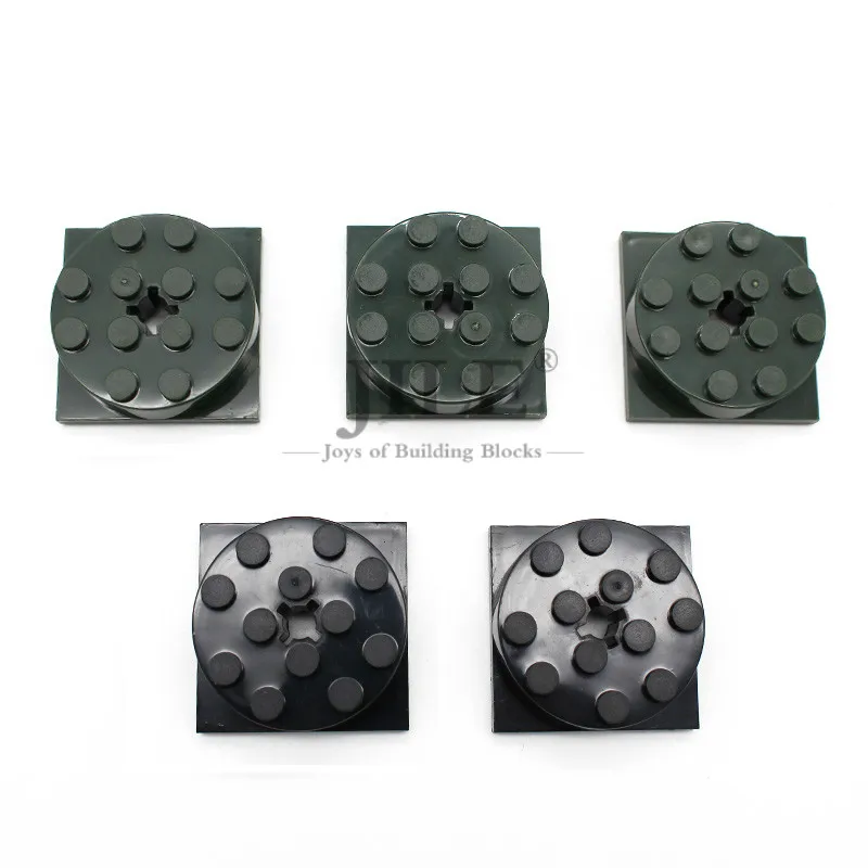 

Moc Turntable 4x4x1 1/3 Top with Square Base Locking (87081 / 61485) 87081c02 DIY Building Blocks Bricks Compatible Assembles