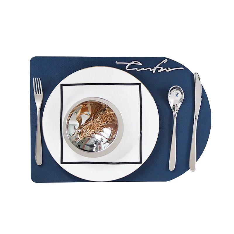 Серебряный современный креативный набор столовых приборов с толстым дизайном