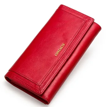 

Women's Genuine Leather Wallet Fashion Long Clutch Big Capacity Coin Purse with Phone Pocket Card Holders