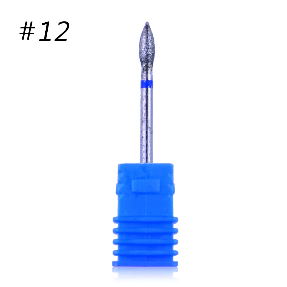 20 Types Milling Cutter For Manicure Diamond Nail Drill Bits Rotate Burr Electric Nail Drill Pedicure Remove Tool Accessory