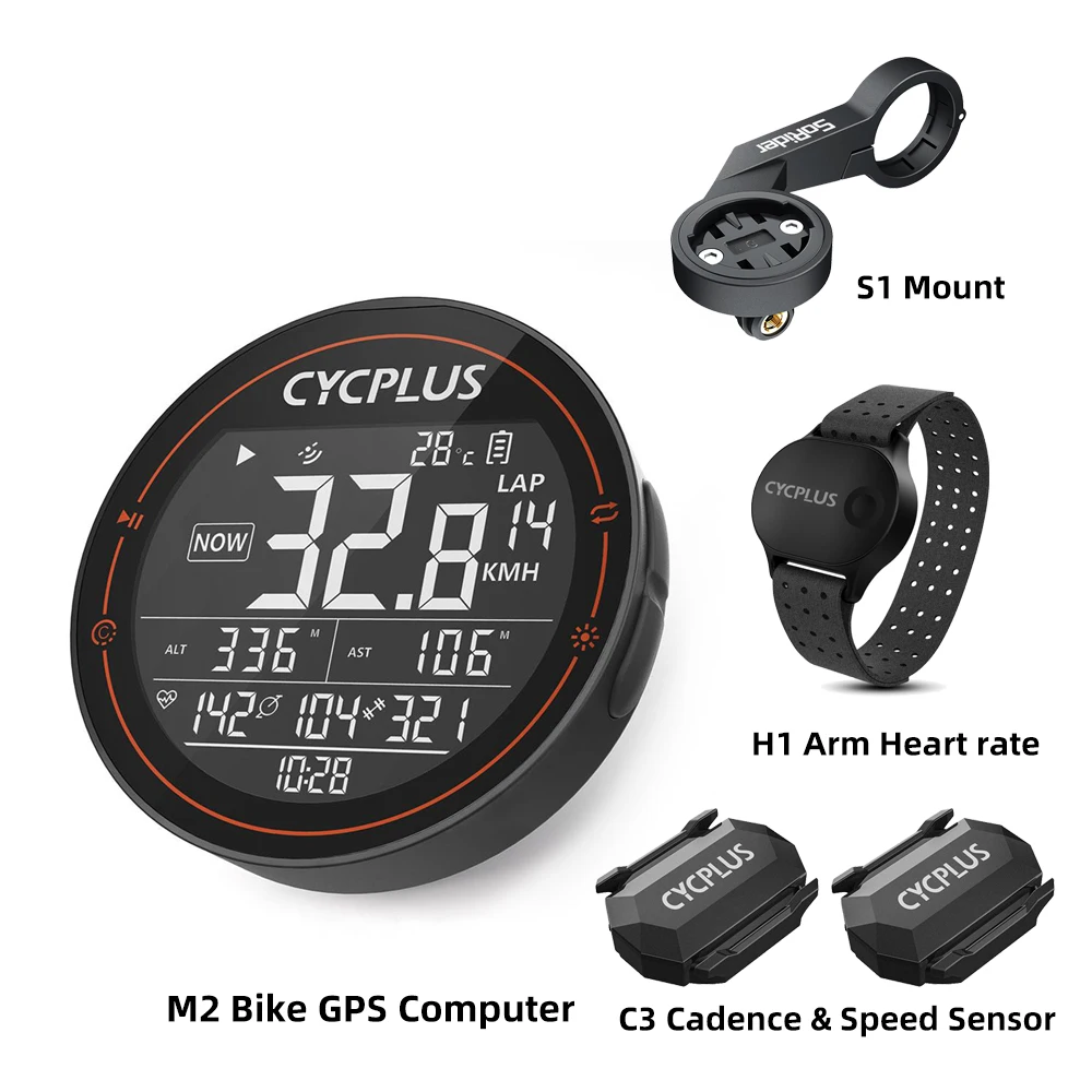 Велосипедный GPS-компьютер Cycplus M2 велосипедный спидометр Bluetooth 4 0 ANT + Ciclismo