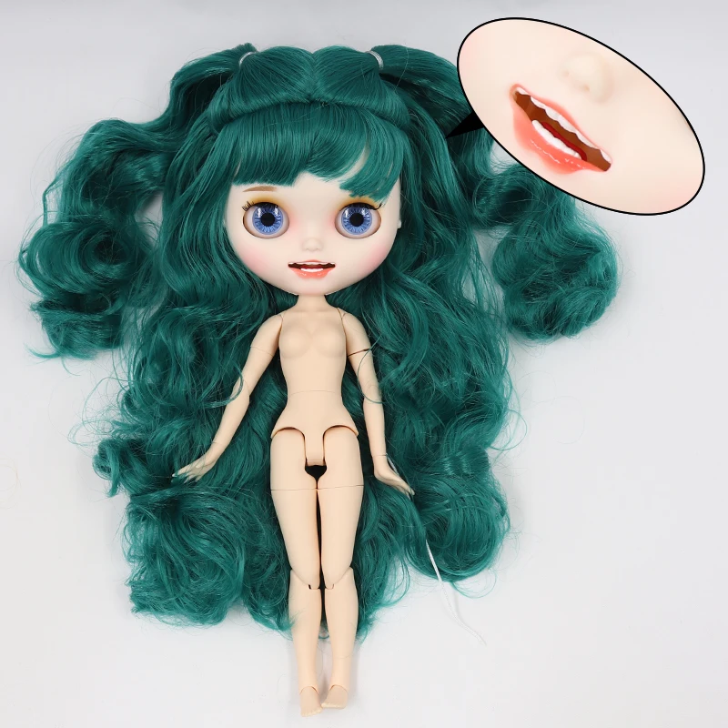 ICY factory шарнирная кукла blyth toy joint body белая кожа пользовательская кукла матовое лицо 30 см - Цвет: U