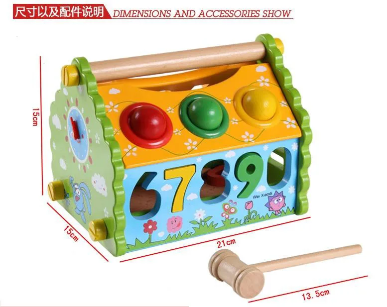 

Youdele Multi-functional Disassembly Acumen Estates Are with Numbers Cognitive Knock Ball Table Children'S Educational Early Chi