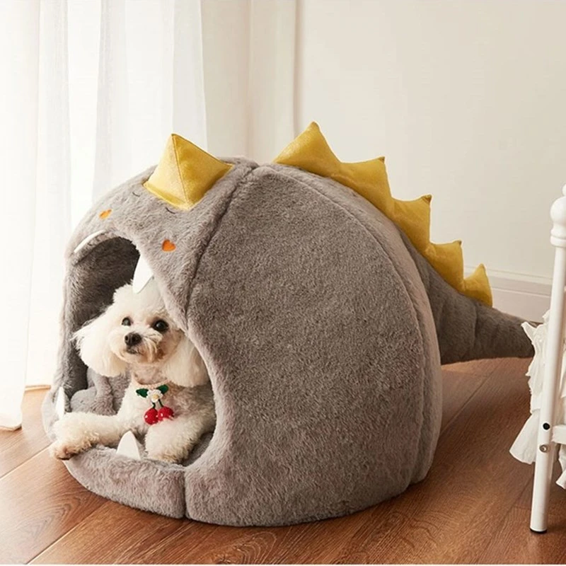 dinosaur cat bed