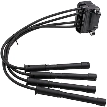 

4pins Ignition Coil Pack Spark Plug Leads 8200084401 for RENAULT MODUS GRAND MODUS 2004-2008