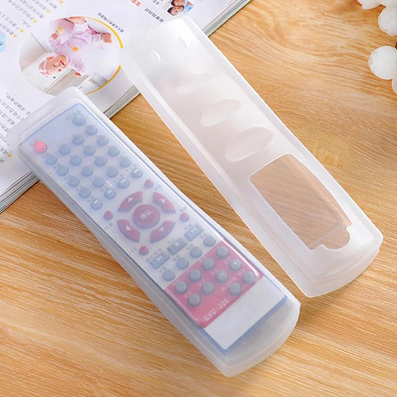 

4 Sizes TV Video Air Conditioner Remote Control Silicone Transparent Case Cover Waterproof Dust Protector Storage Stretch Bag