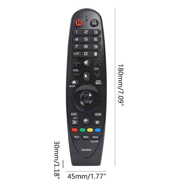 Mando a distancia Magic AN-MR600 para televisor LG, Control remoto para Smart  TV AN-MR650A, MR650, AN, MR600, MR500, MR400, MR700, AKB74495301,  AKB74855401