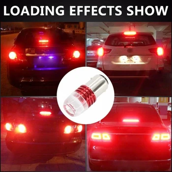 

Backup LED Bulb Brake Lights Strobe Lights Parts 2pcs BAY15D High Power