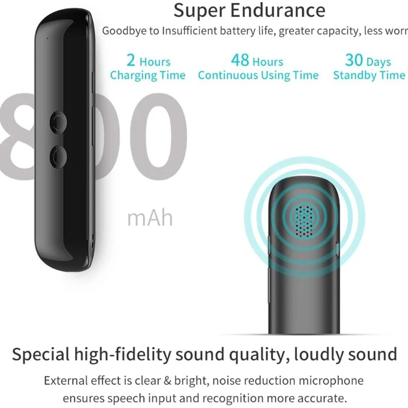 Language Translator Device Classic Language Translator Device in Real for Time Voice 72 Languages for Smart Translations