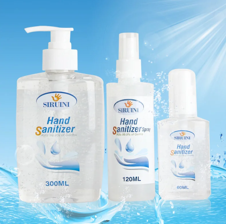 

1 Piece Disinfectant Hand Sanitizer 30ml, 60ml, 120ml Refreshing Gel Pump Bottle Universal Non-Alcoholic Household Disinfectant