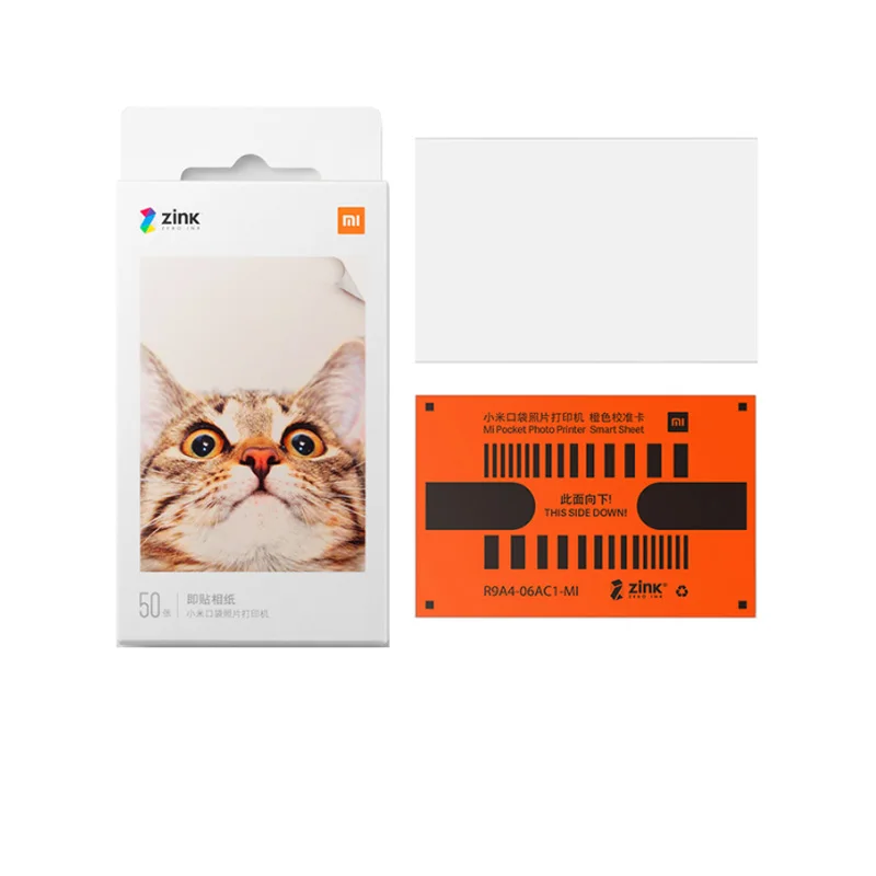 Xiaomi ZINK Pocket Printer Paper Self-adhesive Photo color Print 3-inch Mini Pocket Photo Printer photo print sheets,photo print paper,portable photo printer