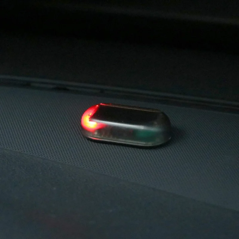 NEW.. 6 COLOR CHOICES. FAKE CAR ALARM.. STOP THEIVES FLASHING DUMMY ALARM..