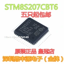 10 шт./лот STM8S207CBT6 LQFP-48