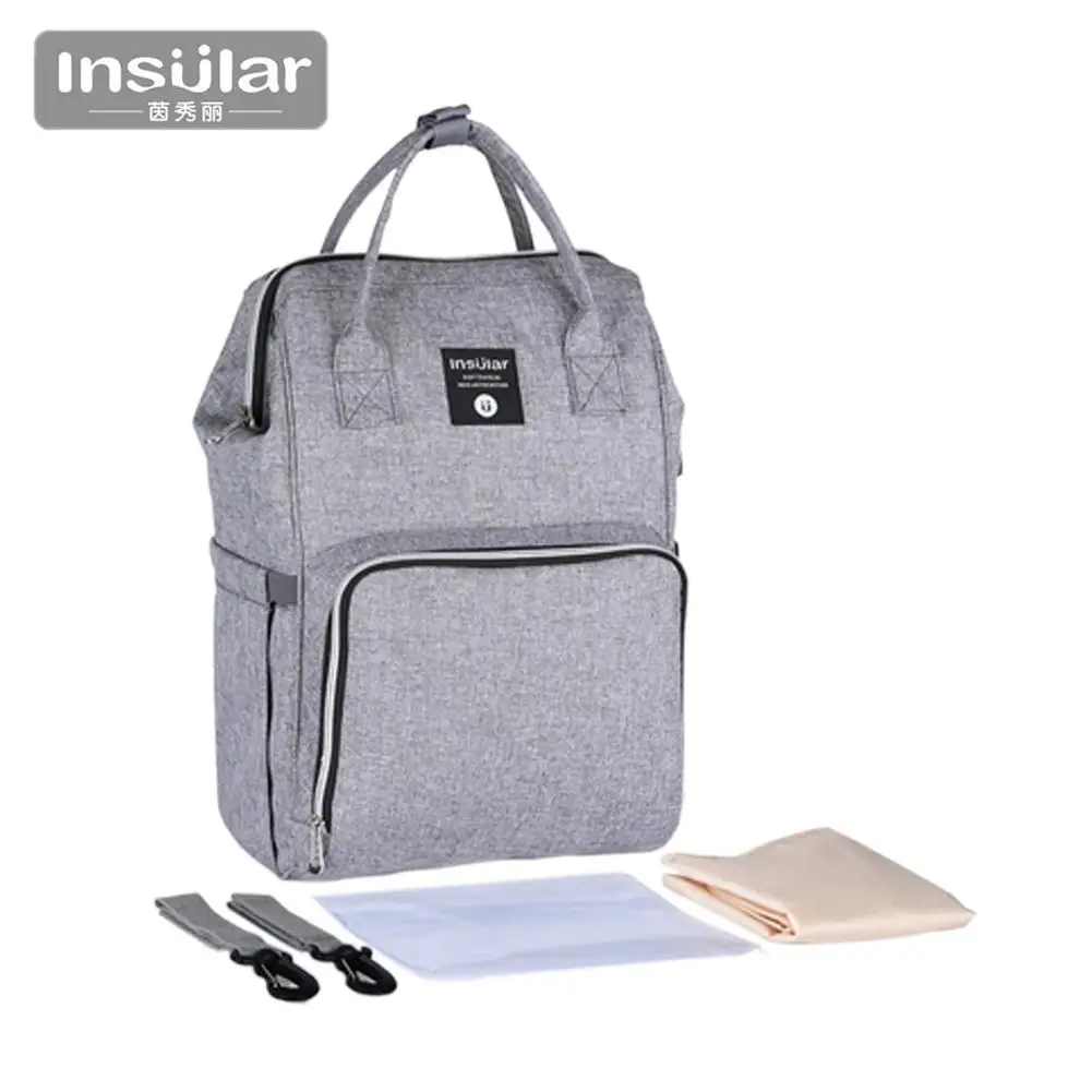 Portable Mummy Backpack Large Capacity Multi-function Waterproof Mummy Shouler Bag Maternal And Child Outdoor Pack Supplies