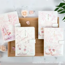 LEnWA Sakura Cat A6/B6PU Магнитная защелка этот мультфильм романтическая Милая ручка книга тетрадь для студентов настраиваемый
