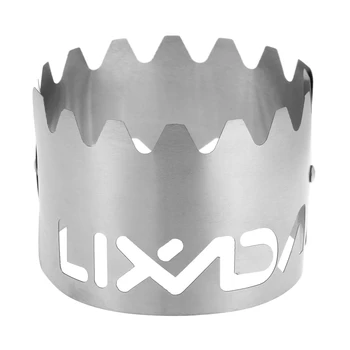 

Lixada 2-in-1 Portable Titanium Alcohol Stove Rack Windscreen Outdoor Ultralight Camping Hiking Backpacking Cookware