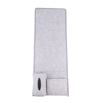 

Dorm Remote Control Bedroom Living Room Anti Slip Pouch Sofa Pocket Bedside Storage Bag Hanging Organizer Book Space Saving Felt