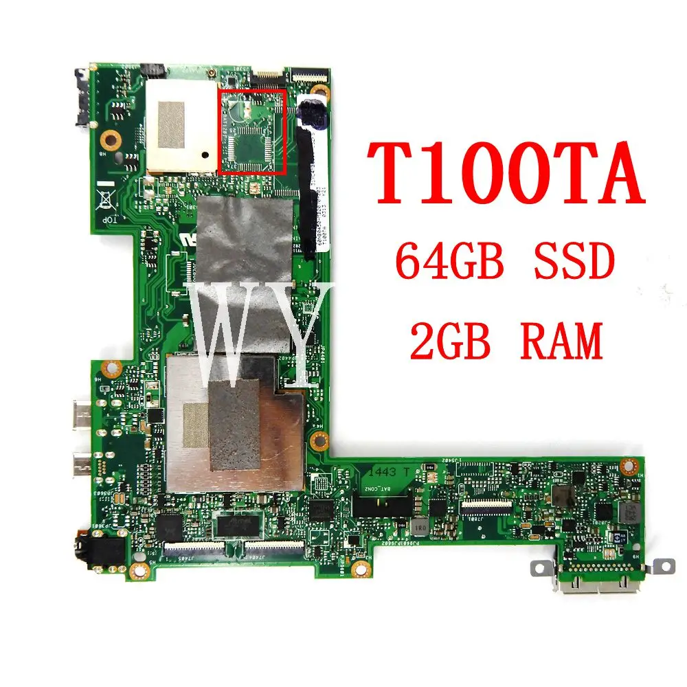 T100TA 64GB mainboard For ASUS T100T T100TA 1.33GHz CPU tablet motherboard MAIN BOARD MEMORY 60NB0450-MB2060 tested fully