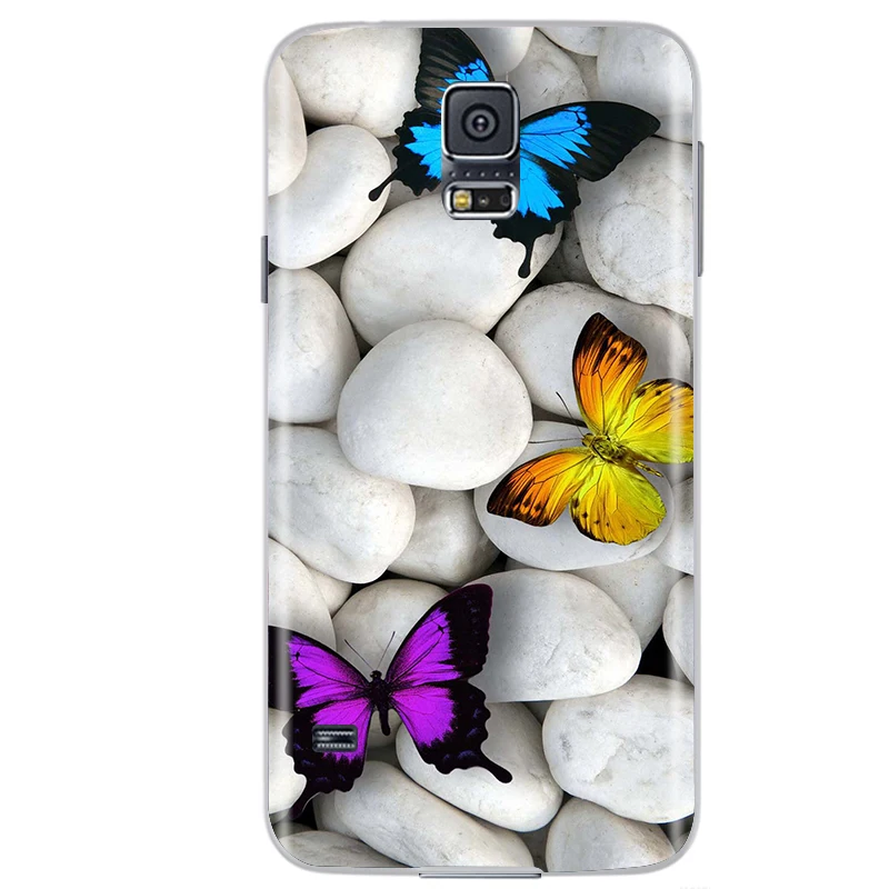 For Samsung Galaxy S5 Case S5 Mini Silicone Soft Tpu Back Case on For Samsung Galaxy S5 S 5 Neo I9600 SM-G900F Phone Shell Coque cell phone pouch with strap