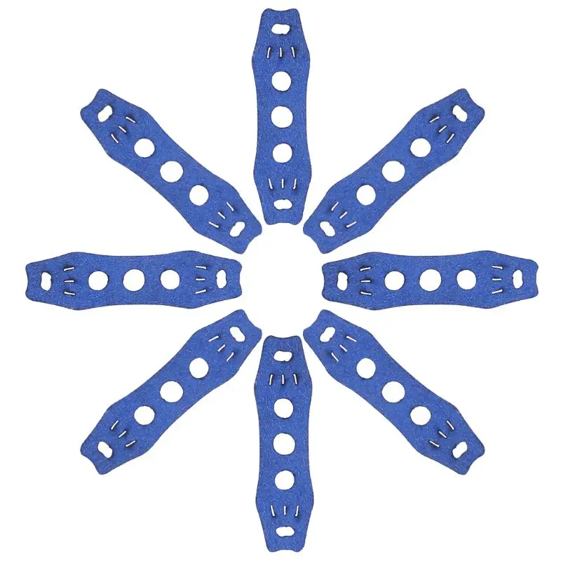 

10 Pcs Catapult Microfiber Leather Bags Slingshot Flat Rubber Band Leather Pocket Used For Hunting Slingshot 2 mm Thickness