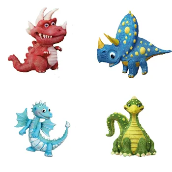 

4PCS Dinosaur Cookie Silicone Mold Fondant Mold Plastic Cookie Biscuit Decoration Mold Animal Shape