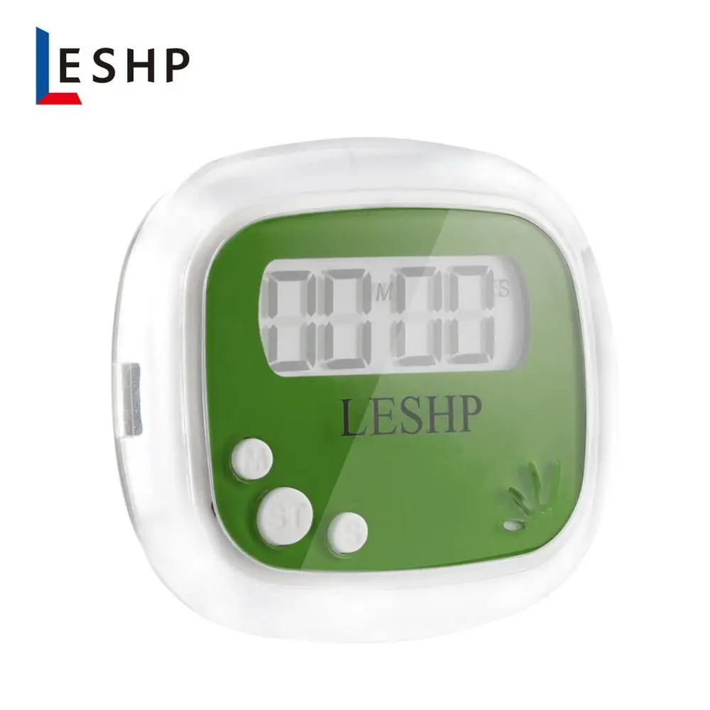 LESHP портативный мини ABS lcd 4 цифры дисплей цифровой магнитный задний кухонный таймер обратного отсчета, таймер с запоминающим таймером