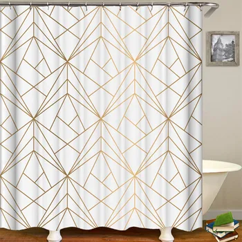 

Polyester Waterproof Printing Bathroom Curtain shower curtain Home Decorations