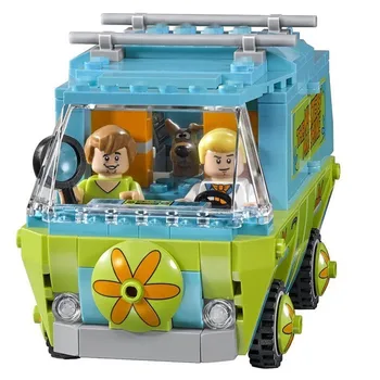 

305pcs The Mystery Machine Bus Bela Scooby Doo Series Building Blocks Compatible With lepining 75902 Bricks Toys For Children