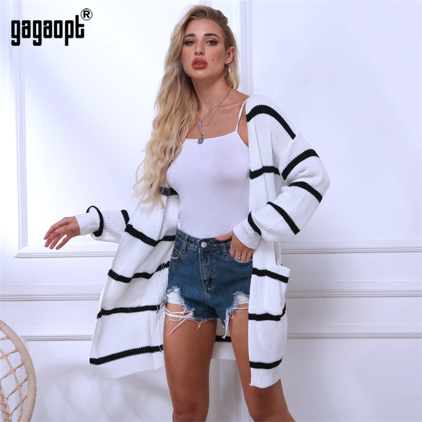 Gagaopt Женская куртка с длинным рукавом теплое пальто средней длины однотонная зимняя куртка Женский Топ