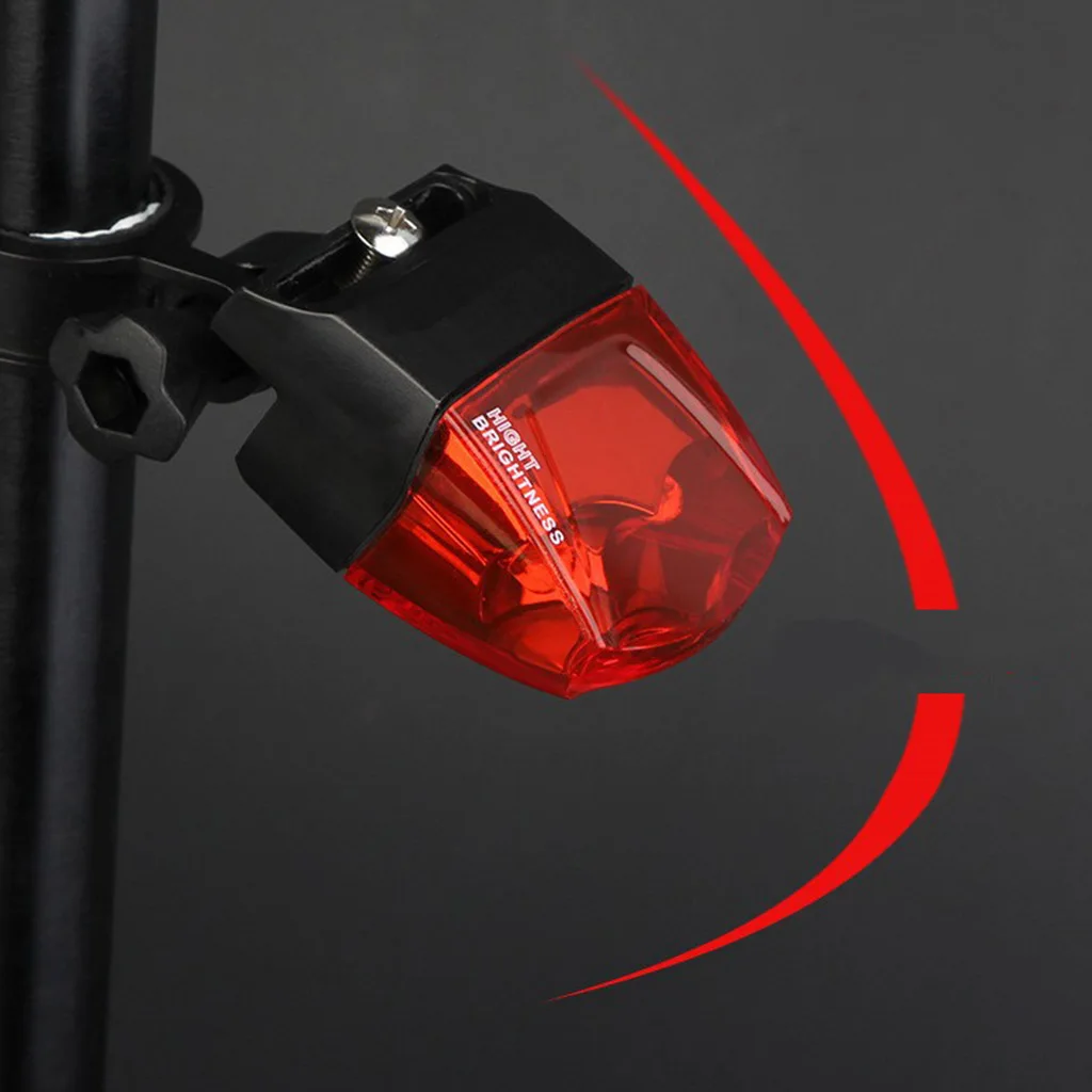 Self-generating LED Bike Bicycle Tail Light Mountain Road Bike Cycling Rear Light Easy to Install for Cycling Safety Flashlight