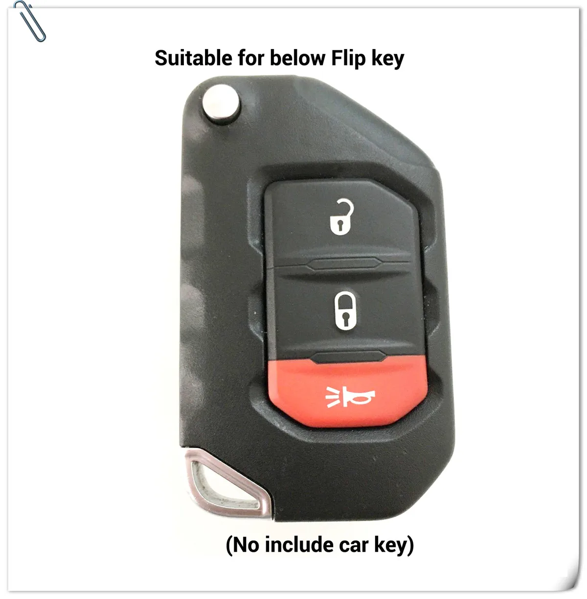 Keyforkess 30pcs custodia protettiva per portachiavi in Silicone per Jeep Wrangler JL 2018 2019 3 pulsanti Flip Remote Skin Rubber Protect Holder - H5c77e1e11aa04889906382e4cd0635f4P
