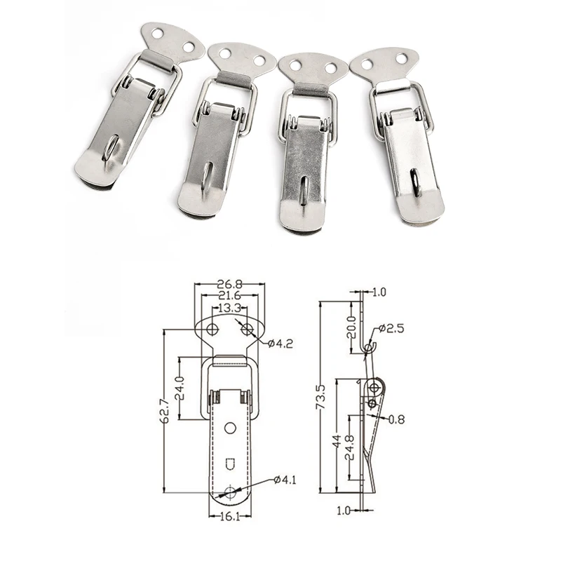 Stainless-Steel-Locks-Hasps-Box-Lock-Toolbox-Lock-Hasp-Latch-(J106)