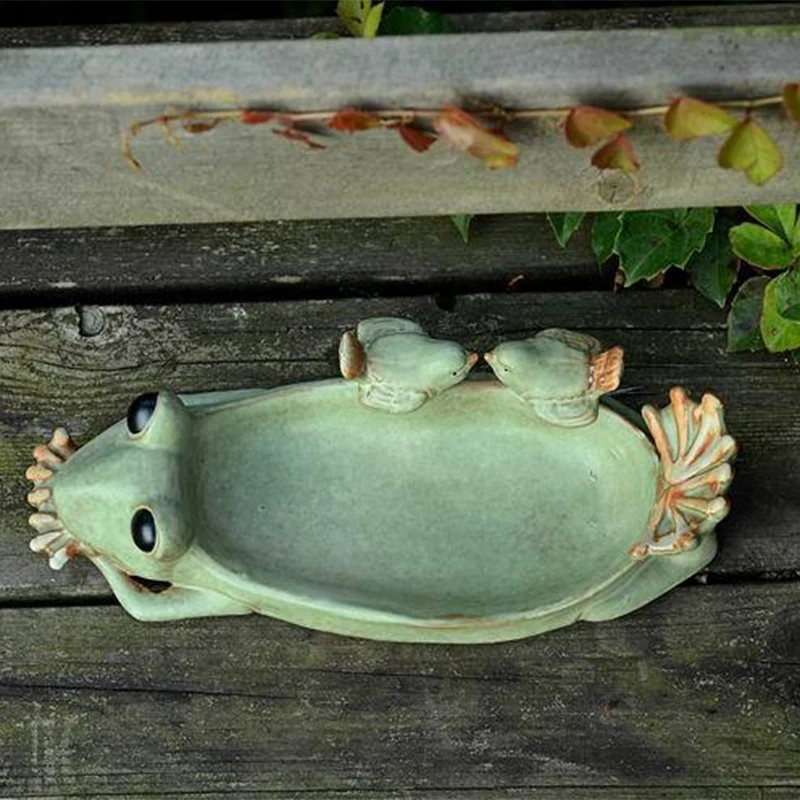 

Ceramic Frog Bird Feeder Succulent Planters Flower Pots Containers Ashtray Jewelry Organizer Key Storage Box/Soap Dish Soap Box