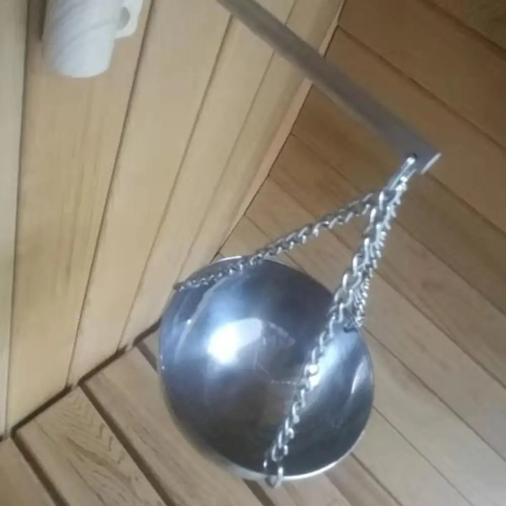 Масло для ароматерапии, чашка из нержавеющей стали, эфирное масло, чаша-держатель для сауны и спа, цепочка из нержавеющей стали, принадлежности для сауны 4