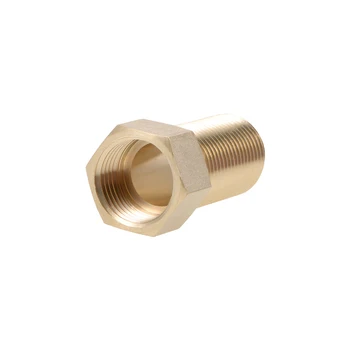 

uxcell Brass Threaded Pipe Fitting G1/2 Male x G1/2 Female Hex Bushing Adapter 50mm Length