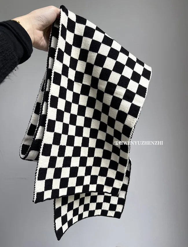 Christmas Pure Cotton Lady Big Shawl Imitation Cashmere Scarf Soft Skin-friendly Thickening Warm Letter Printing Shawl Scarf