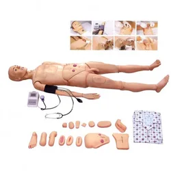 Suministro de modelo avanzado de Enfermería de función completa (con medición de la presión arterial), modelo médico, modelo de entrenamiento de enfermería