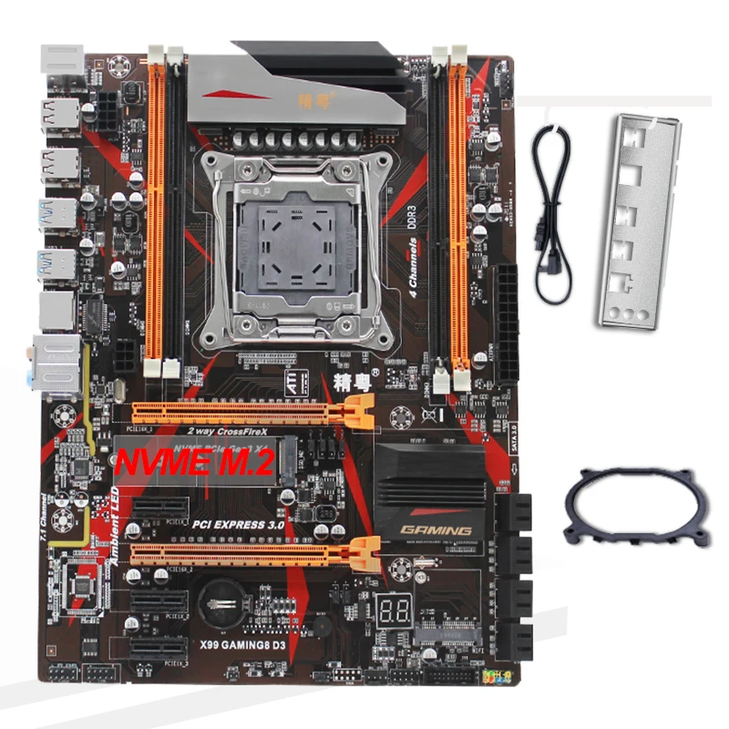 Комплект материнской платы X79 lga 2011 с процессором Intel Xeon E5 1620 8G(2*4G) DDR3 REG ECC Память ram