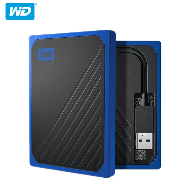 WD MY PASSPORT GO 2 ТБ 1 ТБ 500G твердотельный жесткий диск 400 МБ/с./с, высокая скорость для ноутбука