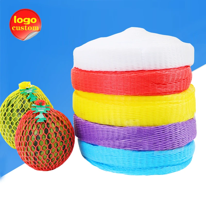 

Fruit Netting Cotton Foam Sleeve Set Long Roll Protection for Watermelon Vegetable Shockproof Transport Packaging Bag Mango Melo