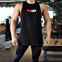 Мышцы Фитнес братьев, летняя спортивная одежда для детей Фитнес без рукавов жилет Фитнес Услуги упражнения Слим Фит мужская майка с коротким рукавом