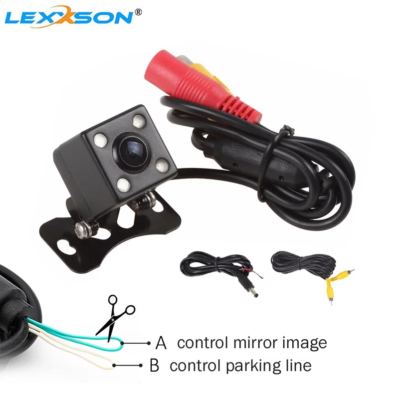 

LEXSSON Dual control Universal Car Rear View Parking Camera HDWaterproof 12V Front / Side / Rear View Camera For Car DVD Monitor