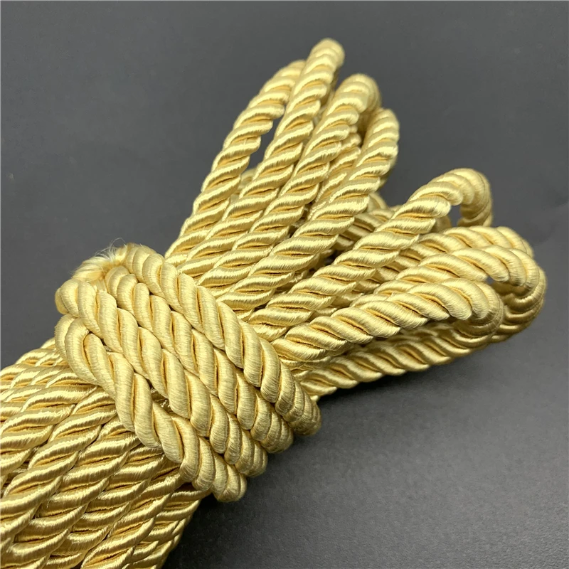 5yards/Lot 5mm 3-Strand Paracord Rope Polypropylene Rope Home Decoration Accessories For Bracelet Rustic Home Decor